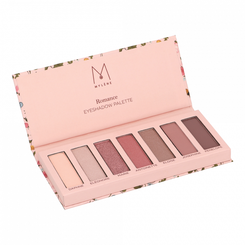 Palette d'ombres à paupières neutres Romance | Mylène