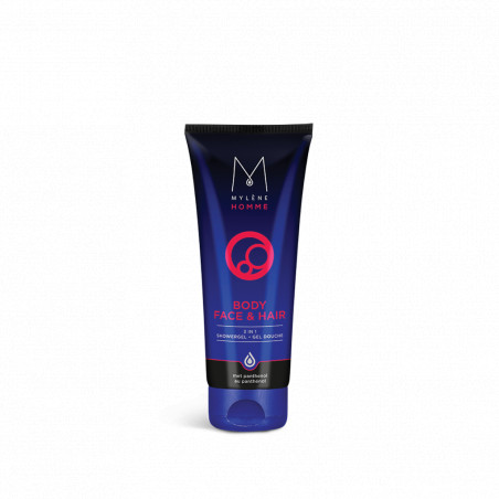 Body, Face & Hair Gel Douche - Gel douche 3 en 1 | Mylène