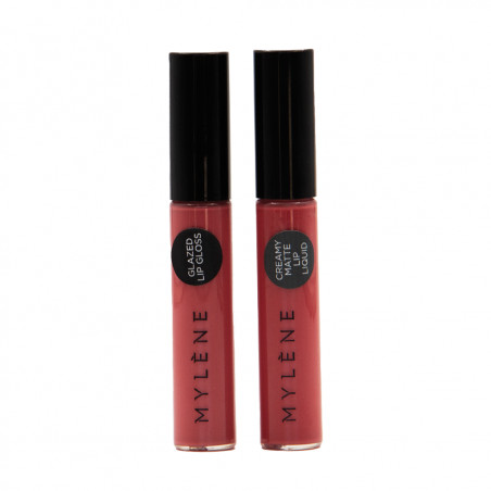 Delicious Lip Kit - Kit lèvres comprenant un gloss et un rouge à lèvres liquide mat | Mylène