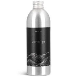 Room Sticks Navulling Serenity Mist - navulling van luxueuze geurstokjes met een houtachtige en warme geur met citrus | Mylène