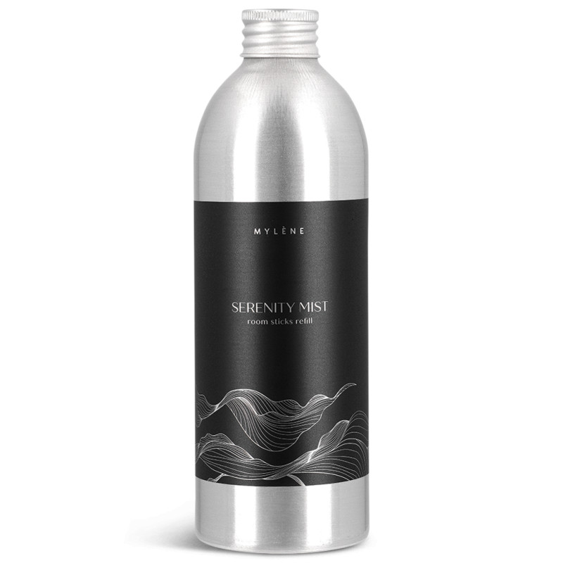 Room Sticks Refill Serenity Mist - recharge de bâtonnets de parfum luxueux avec une senteur boisée et chaude aux agrumes | Mylèn